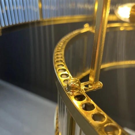 Потолочная люстра на штанге Rh Marais Round Chandelier D80 ImperiumLoft 40,2668 (220V, круглые)