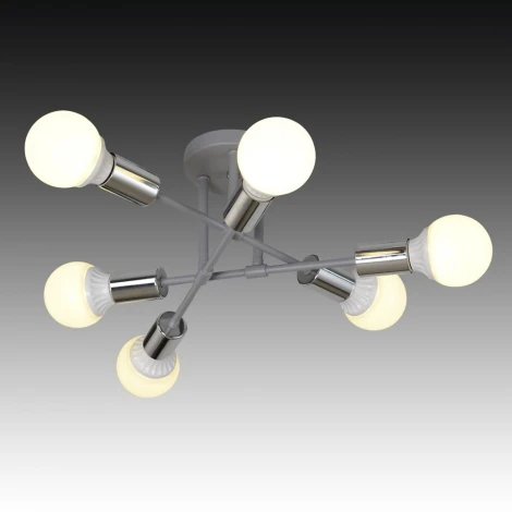 Потолочная люстра Максисвет Техно 1-4683-6-GRY E27