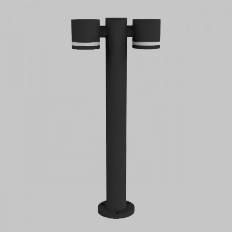 Уличный наземный светильник GX53 2*12W Imex Lima IL.0014.0018-2-L600-BK (220V, круглые, IP54)