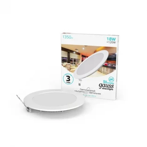 Встраиваемый точечный светильник Gauss 939111218