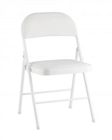 Стул складной GJ-22 белый иск.кожа Stool Group УТ000042553