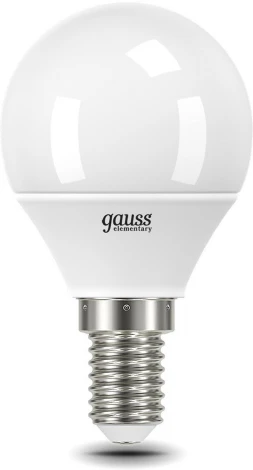 Лампочка светодиодная Gauss Elementary Шар 53132