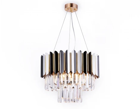 Подвесная люстра Ambrella TRADITIONAL TR5297 (220V, хрусталь, на тросе, круглые)