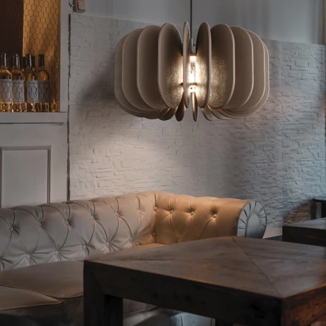 Подвесной светильник ST Luce Sentito SL3004.423.01 Черный/Серый E27 1*60W (220V, на проводе)