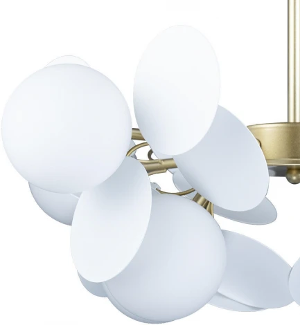 Потолочная люстра на штанге Loft IT Matisse 10008/8 white (220V, шарики)