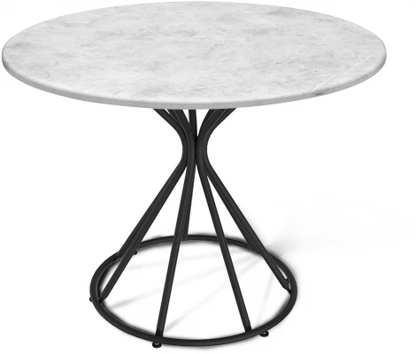 Стол SHT-TU4-1/90 МДФ черный муар/мрамор премиум светлый Sheffilton SHT-TU4-1 4673014503