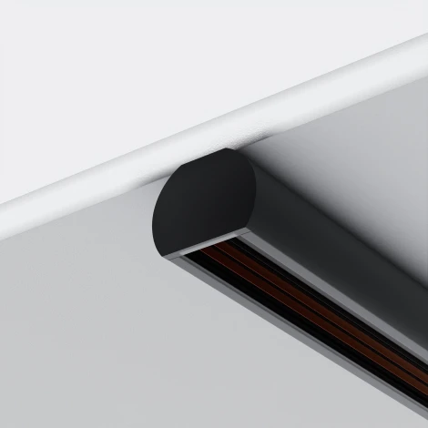 Заглушки для круглого магнитного шинопровода Exility Maytoni Accessories for tracks Exility TRAM034EC-R-41B