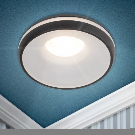 Встраиваемый точечный светильник ЭРА DK100 BK (12V, круглые)