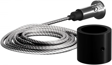 Подвесной трос для круглого гибкого неона Elektrostandard FL 2830 Full light черный (2м)