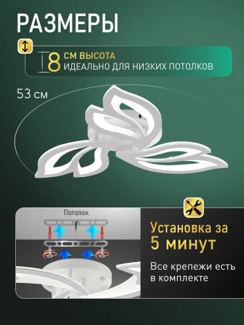 Потолочная люстра светодиодная Natali Kovaltseva Sand Ii LED LAMPS 85000