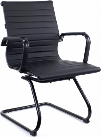 Компьютерное кресло Everprof Leo Black CF Экокожа Черный