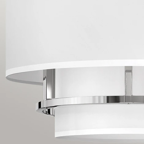 Потолочная люстра на штанге Hinkley Graham HK-GRAHAM-M-PN (220V, круглые)