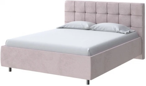 PROxSON Кровать Nety без основания (Ткань: Велюр Teddy Лунный) 80x190