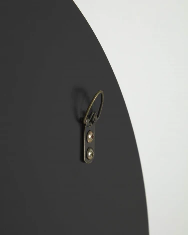 Настенное зеркало La Forma (ex Julia Grup) Keila (Черный,Серый/ Стекло,МДФ)