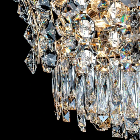 Подвесная люстра хрустальная Modelux MODELUX ML.7550.16 GD