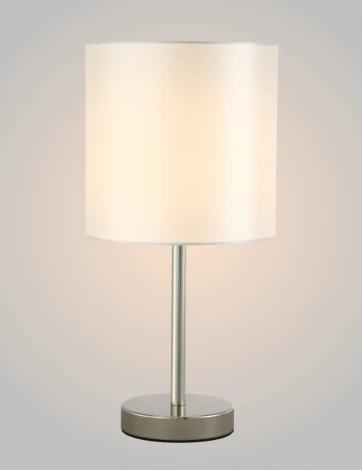 Интерьерная настольная лампа Crystal Lux Sergio LG1 NICKEL