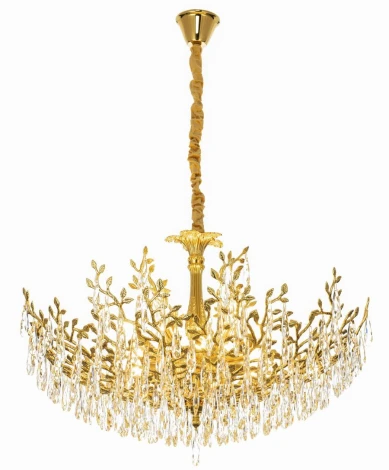 Подвесная люстра Citilux Ritz CL310122 (220V, подвески, на цепи, листья, ветки)