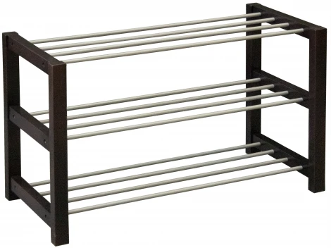 Тумба для обуви Дольче темно-коричневый/металлик от фабрики Mebelik