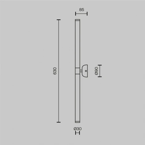 Бра Maytoni Axis MOD106WL-L16G3K (LED, 220V, круглые)