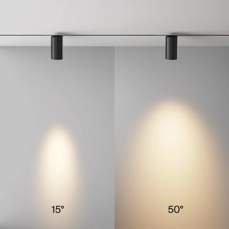 Трековый светильник низковольтный светодиодный 48V 18W 2700-6000К Maytoni Technical Focus Led TR243-4-18WTW-DD2-B