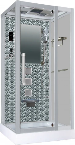 Душевая кабина Niagara Lux 7714W хром, металлик