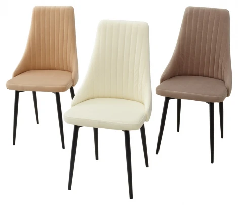 Обеденный стул M-City Руссо Premier 09 Серо-коричневый, велюр / черный каркас