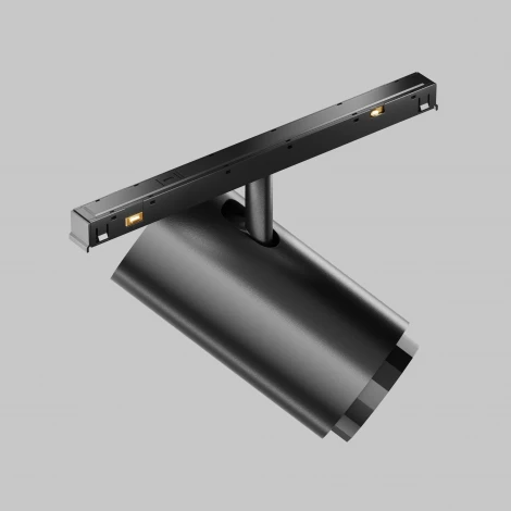 Трековый светильник низковольтный светодиодный 48V 12W 3000К Maytoni Technical Focus Zoom TR244-12W3K-B