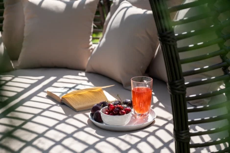 "Тенерифе" плетеная кровать, цвет бронзовый 4SIS арт.УТ-00006752