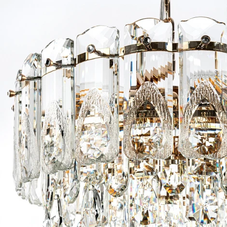 Подвесная люстра хрустальная Modelux MODELUX ML.7220.400 GD