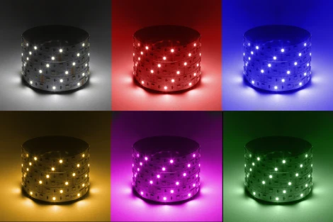 Светодиодная лента 12V 5м RGBW ЭРА LS5050-14,4-60-12-RGB+W(6500)-IP20-1 year-5m