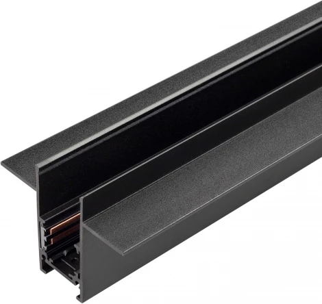 Трек встраиваемый (шинопровод под гипсокартон магнитный) MAG-ORIENT-TRACK-2653-FDW-3000 (BK, FLAT) (Arlight, IP20 Металл) 041440