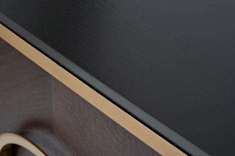 151SV-10001 Тумба прикроватная шпон 2 ящика 60*60*40см Garda Decor