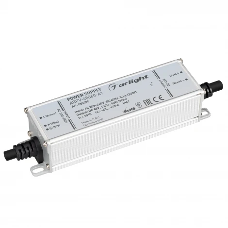 Блок питания ARPV-48060-A1 (48V, 1.25A, 60W) (Arlight, IP67 Металл) 055095