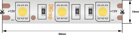 Светодиодная лента SWG SWG560-12-14.4-WW-68