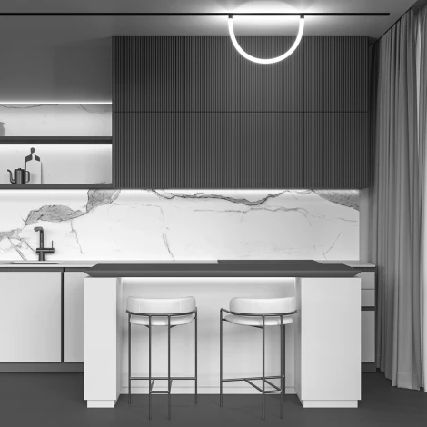 Трековый подвесной светильник с гибким неоном гибкий 48V Tau Exility 4000K 20Вт 360° LED (магнитный) Maytoni Technical TR101-2-20W4K-B