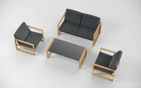 Лаунж зона Gardenini Premium Elegante LPELG.010800.S2