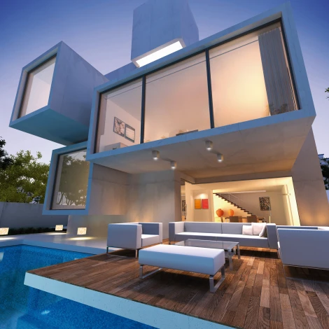 Потолочный светильник уличный Mantra Levi 7187 (220V, куб, IP65)