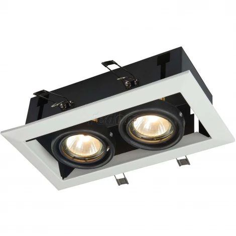 Встраиваемый светильник Metal Modern GU10 2x50Вт Maytoni Technical DL008-2-02-W (220V)