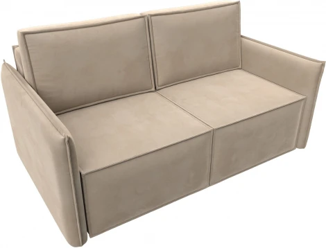 Диван прямой Либерти мини (Бежевый/Велюр) Лига Диванов арт.121894