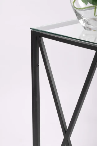 Консольный стол AllConsoles 1031-CB clear черный муар