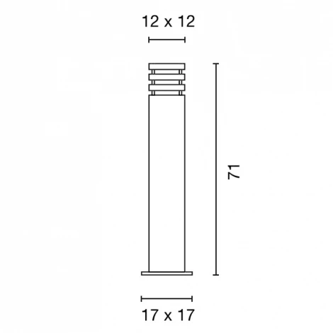 Наземный светильник Slv Rusty 233437