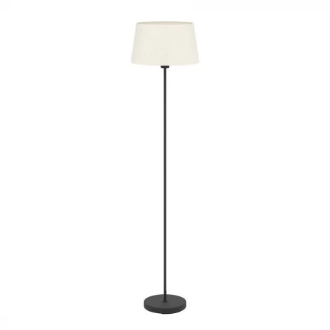 Торшер Eglo Febres 901265 1х60W (E27) сталь, черный, текстиль, белый