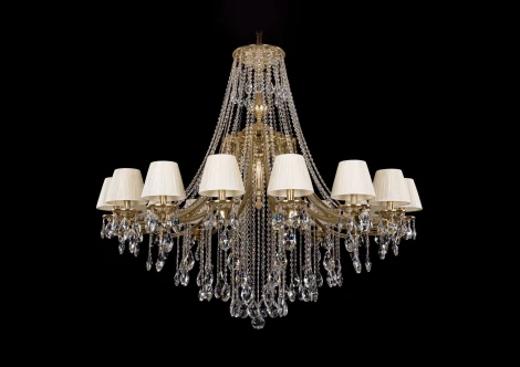 Подвесная люстра Bohemia 1771 1771/16/490/B/G/SH33-160