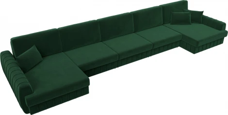 Диван П-образный Лига-057 НПБ МегаЛонг Лига Диванов (Велюр) арт.129357