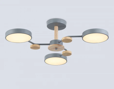 Потолочная люстра светодиодная на штанге с регулировкой цветовой температуры Ambrella COMFORT FL4856 (220V)