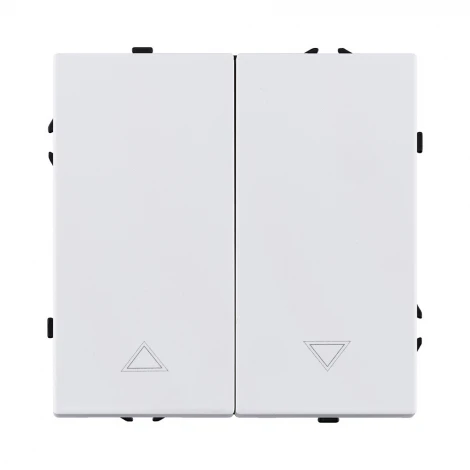 Механизм управления жалюзи 2-клавишный белый глянцевый Kollinger Eclipse EC-013WG