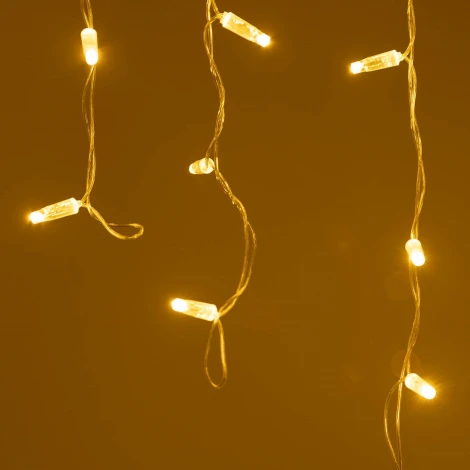 Светодиодная гирлянда ARD-EDGE-CLASSIC-2400x600-CLEAR-88LED-MILK-FLASH Warm/Warm (230V, 6W) (IP65)