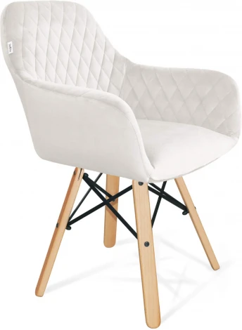 Стул Sheffilton SHT-ST38/S70 зефирный/прозрачный лак/черный муар