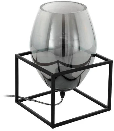 Интерьерная настольная лампа Eglo Olival 1 97209 (220V, выключатель, куб)
