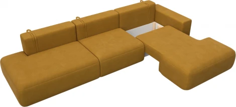 Диван угловой Лига-036 НПБ Модерн Лонг правый угол Лига Диванов (Велюр) арт.127744